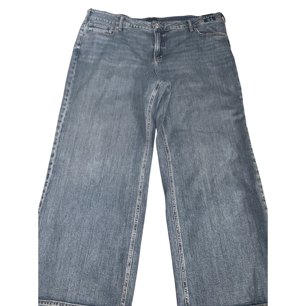 Silver Jeans Suki Curvy Wide Leg Mid Rise Office Siren Weston Denim NWT 20W L31
